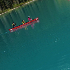 Canoe, Emerald Lake, British Columbia, Canada