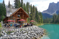 Cabin on Emerald Lake, British Columbia, Canada