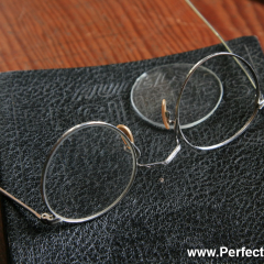 Glasses, Memory Lane Heritage Village, Museum in Lake Charlotte, Nova Scotia, Canada