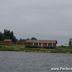 Private house on Oak Island, Geocaching Event, 2008, Chester area, Nova Scotia, Canada, North America