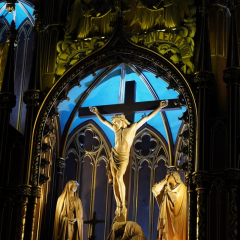 Notre Dame Basilica / Cathedral, Old Montreal area, Montreal, Quebac, Canada