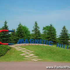 Giant Magnet, Magnetic Hill, Moncton, New Brunswick