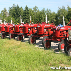Farmall Tractor collection, Maine, USA, Summer Vacation 2009
