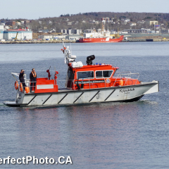 New Fire Boat, HRM, Spring Equinox, Waterfront, Halifax, Nova Scotia, Canada