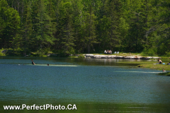 Quary Pond swimming, Cobequid Bay, Minas Basin, Hants County, Nova Scotia, Canada