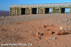 Community Wharf, Anthony Picnic Park, DNR, Noel area, Cobequid Bay, East Hants, Nova Scotia, Canada