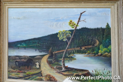 Bears, Rural Doctor painting, Selma Museum, East Hants County, Nova Scotia