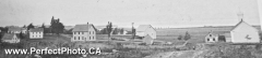 dirt road (now paved) from Noel to Kennetcook Corner, Looking north towards present day church, Selma Museum, East Hants County, Nova Scotia; Ref 1975 Malcolm O'Brien
