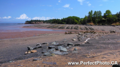 Remains of wharf, Tennecape, East Hants, Nova Scotia, Canada