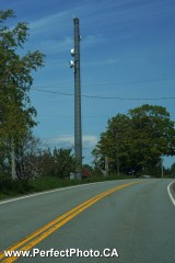 Community WiFi tower, Cobequid Bay, Minas Basin, Hants County, Nova Scotia, Canada