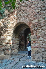 Cooling stream, The Alcazaba of Malaca, Spain; Islamic style castle