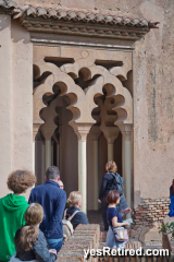 The Alcazaba of Malaca, Spain; Islamic style castle