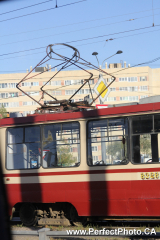 Electric tram, St Petersburg, Russia, Baltic Sea Cruise