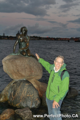 The famous Little Mermaid, Copenhagen, Baltic Sea Cruise