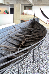 Restored Viking boat, Roskilde, Copenhagen, Baltic Sea Cruise; Vikings