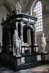 BIGGEST burial chamber, Cathedral, Roskilde, Copenhagen, Baltic Sea Cruise; World Heritage