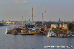 Sailboats in the channel, Stockholm, Sweden, Baltic Sea Cruise