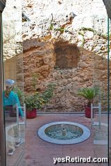 Fountain, natural well, Mansion, Casa de los Navajas 1926, Torremolinos, Costa Del Sol, Spain
