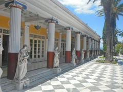 Achilles palace, princess Sissi of Austria-Hungary, Corfu, Greece, Europe