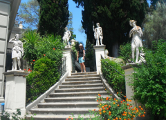Achilles palace, princess Sissi of Austria-Hungary, Corfu, Greece, Europe