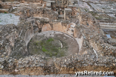 Round 12' diameter hot tub, Roman Bath