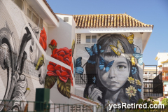 Building sized Art, Calle Miguel Bueno, Fuengirola, Spain, 2024