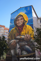 Building sized Art, Calle Miguel Bueno, Fuengirola, Spain, 2024