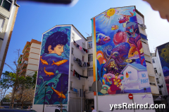 Building sized Art, Calle Miguel Bueno, Fuengirola, Spain, 2024