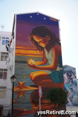 Building sized Art, Calle Miguel Bueno, Fuengirola, Spain, 2024
