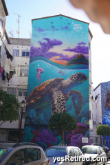 Building sized Art, Calle Miguel Bueno, Fuengirola, Spain, 2024