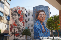 Building sized Art, Calle Miguel Bueno, Fuengirola, Spain, 2024
