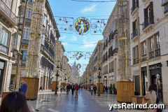 Shopping,  Marqués de Larios, Malaga, Spain 2024