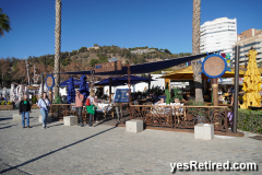 Waterfront promenade, Malaga, Spain 2024