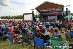 Audience, Friday, Mainstage, Stanfest 2011, Canso, Nova Scotia, North America; Folk music festival