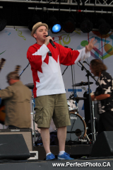 MC, Friday, Mainstage, Stanfest 2011, Canso, Nova Scotia, North America; Folk music festival