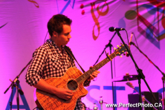 Bruce Guthro and son Dillan, Friday, Mainstage, Stanfest 2011, Canso, Nova Scotia, North America; Folk music festival