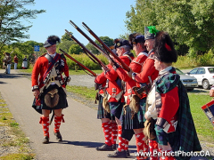 Regiment battle re-enactment, Pictou, Nova Scotia