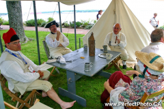 Kings Orange Rangers, Privateers Days, Liverpool, Nova Scotia, Canada, North America; Parade, reenactment, reenactors, Orange, rum runner