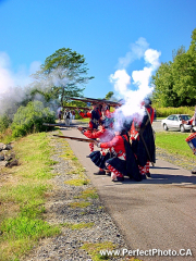 Regiment battle re-enactment, Pictou, Nova Scotia
