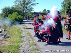 Regiment battle re-enactment, Pictou, Nova Scotia