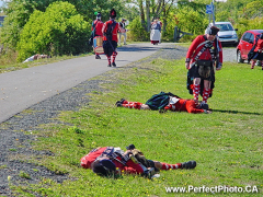 Regiment battle re-enactment, Pictou, Nova Scotia