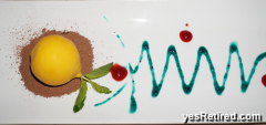 Lemon thing desert, Laylas Restaurant, fine dining, Puerto Vallarta, Jalisco, Mexico