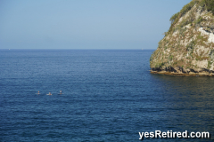 Mirador los arcos de mismaloya, Rural jungle, Puerto Vallarta, Jalisco, Mexico; Rock Islands