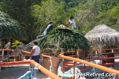 Restaurant "Capomo Paradise", Rural jungle, Puerto Vallarta, Jalisco, Mexico
