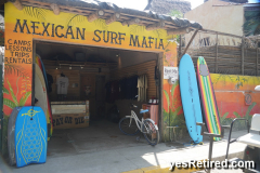 Surf board shop, Sayulita, Puerto Vallarta, Jalisco, Mexico; Surf Mafia