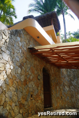 Villa, luxury home drive entrance, Sayulita, Puerto Vallarta, Jalisco, Mexico