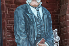 Carved wooden statues, Amherst area, Nova Scotia, Canada, North America