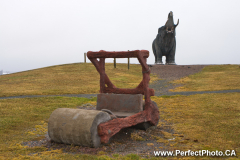 Mastodon, mastadon,Prehistoric era, Mastodon Ridge, Stewiacke, Nova Scotia, Canada, North America, cave man car, auto, flintstone, flintstones, history, science, tourism