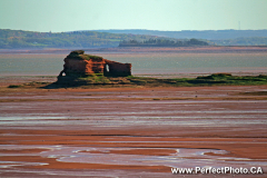 Low tide in Bay of Fundy